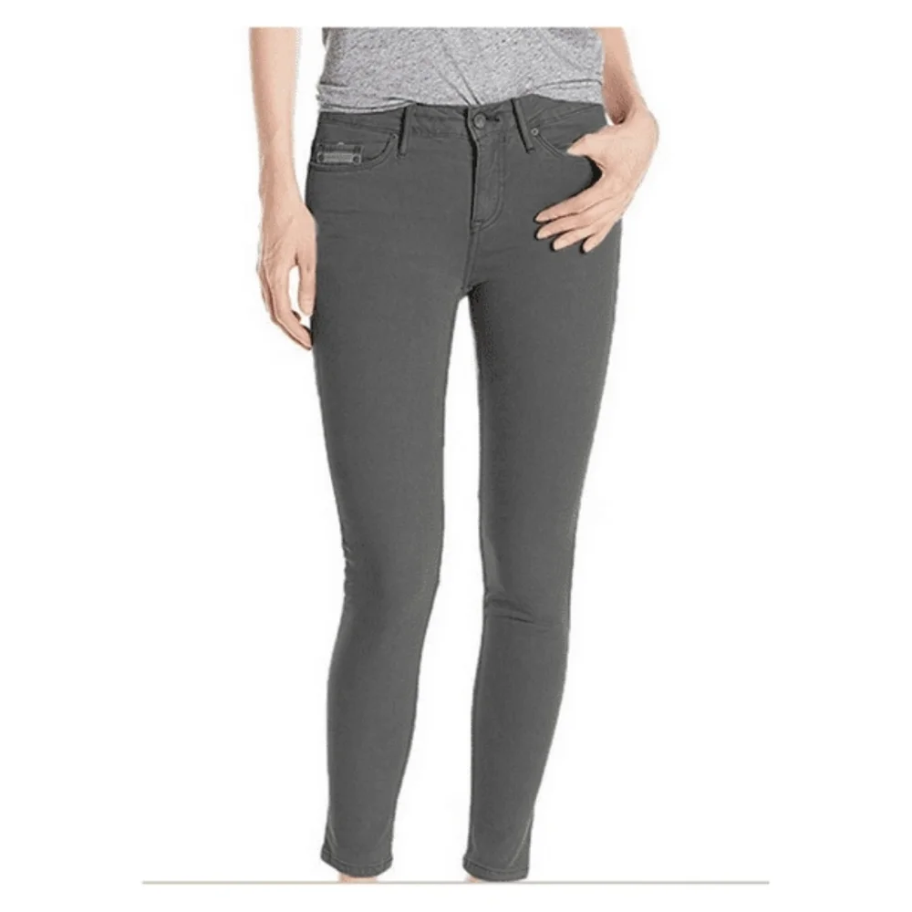 NWT Calvin Klein Grey Stretch Ankle Pants - Women's Size 12 - Skinny Fit